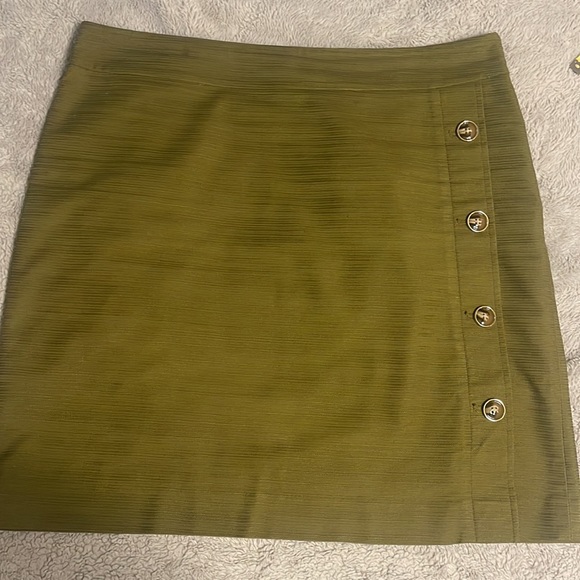 Ann Taylor Olive Green Skirt - Picture 3 of 5